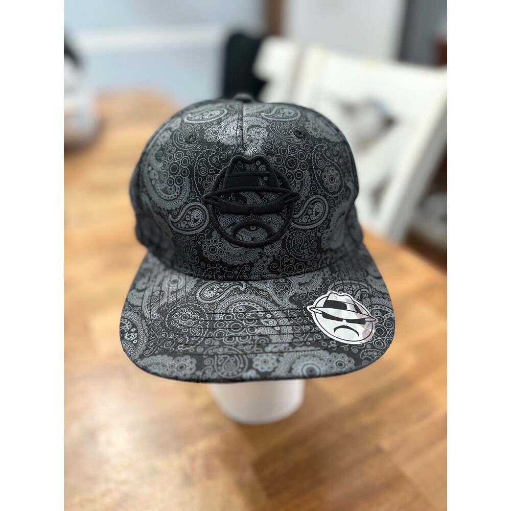 Lowrider Magazine Snapback Hat Bandana Print Cap Gorra Trademark - EUC